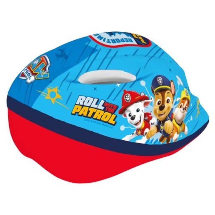 Disney Kinder Fietshelm - Paw Patrol - Blauw/Rood - 52-56 CM