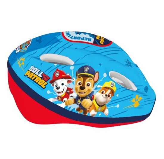 Disney Kinder Fietshelm - Paw Patrol - Blauw/Rood - 52-56 CM