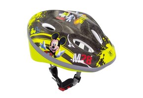 Disney Kinder Fietshelm - Mickey - Zwart / Groen - 52-56 CM