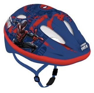 Disney Kinder Fietshelm - Spider-Man - Blauw - 52-56 CM