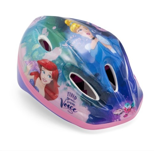 Disney Kinder Fietshelm - Princes - Blauw / Roze - 52-56 CM