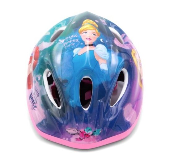 Disney Kinder Fietshelm - Princes - Blauw / Roze - 52-56 CM