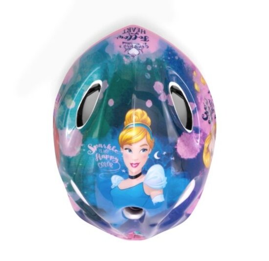 Disney Kinder Fietshelm - Princes - Blauw / Roze - 52-56 CM