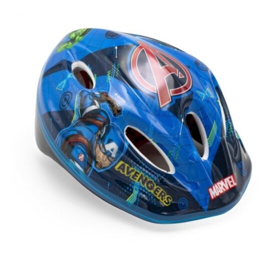 Disney Kinder Fietshelm - Avengers - Blauw - 52-56 CM