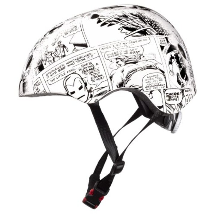 Disney Kinder Fietshelm Sport - Avenger Comics - Wit - 52-56 CM