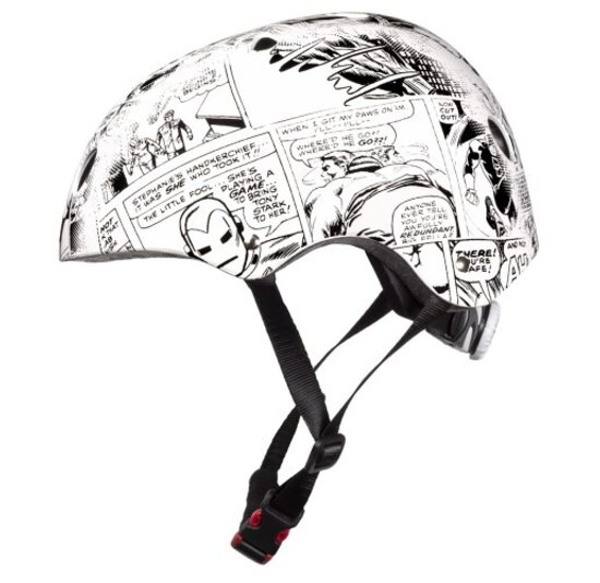 Disney Kinder Fietshelm Sport - Avenger Comics - Wit - 52-56 CM