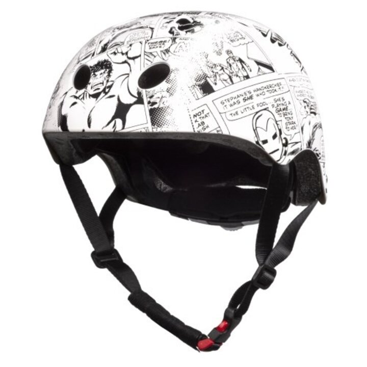 Disney Kinder Fietshelm Sport - Avenger Comics - Wit - 52-56 CM