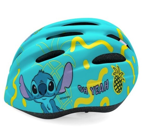 Disney Kinder Fietshelm - Stitch - Blauw - 48-52 CM