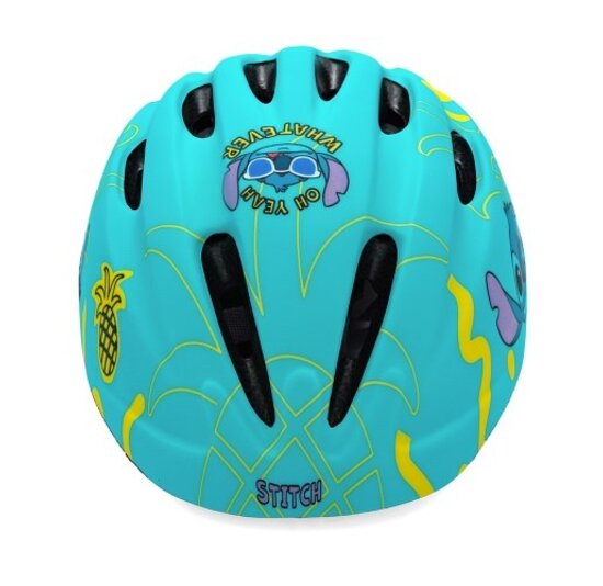 Disney Kinder Fietshelm - Stitch - Blauw - 48-52 CM