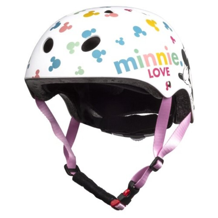 Disney Kinder Fietshelm Sport - Minnie - Wit - 52-56 CM