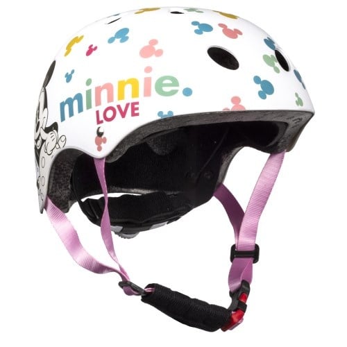 Disney Kinder Fietshelm Sport - Minnie - Wit - 52-56 CM