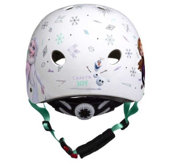Disney Kinder Fietshelm Sport - Frozen - Wit - 52-56 CM