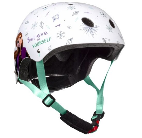 Disney Kinder Fietshelm Sport - Frozen - Wit - 52-56 CM