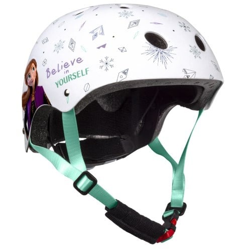 Disney Kinder Fietshelm Sport - Frozen - Wit - 52-56 CM