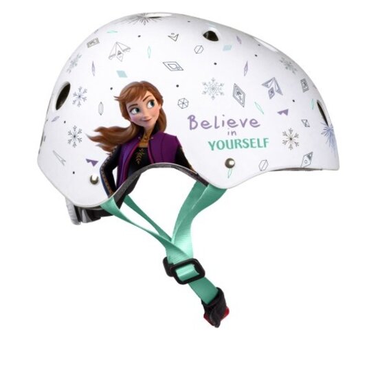 Disney Kinder Fietshelm Sport - Frozen - Wit - 52-56 CM