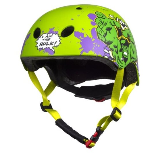 Disney Kinder Fietshelm Sport - Hulk - Groen - 52-56 CM
