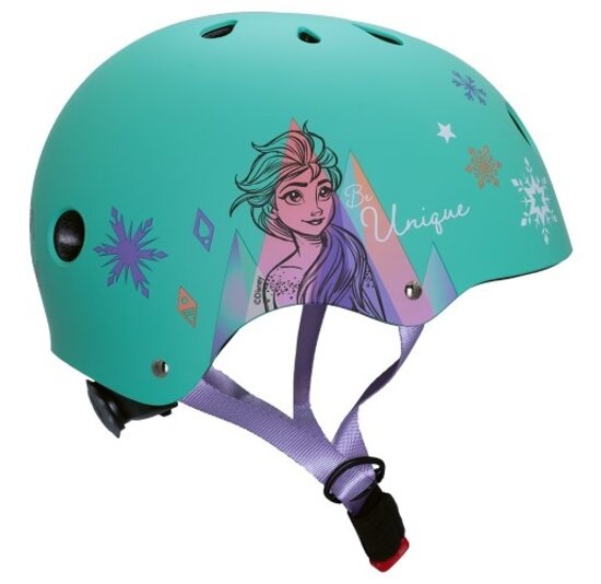 Disney Kinder Fietshelm Sport - Frozen - Blauw - 52-56 CM