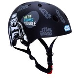 Disney Kinder Fietshelm Sport - Stars Wars - Zwart - 54-58 CM