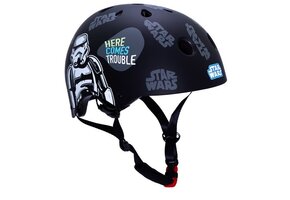 Disney Kinder Fietshelm Sport - Stars Wars - Zwart - 54-58 CM