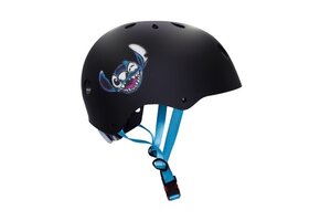 Disney Kinder Fietshelm Sport - Stitch - Zwart - 52-56 CM