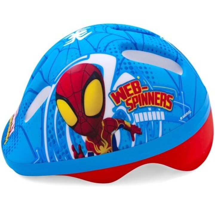 Disney Kinder Fietshelm - Spidey - Blauw - 44-48 CM