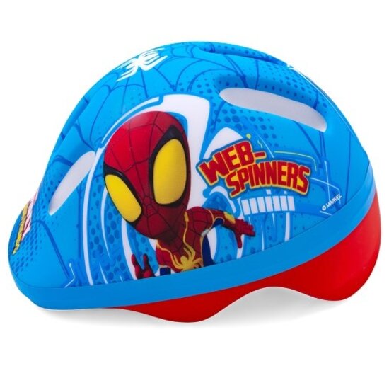 Disney Kinder Fietshelm - Spidey - Blauw - 44-48 CM