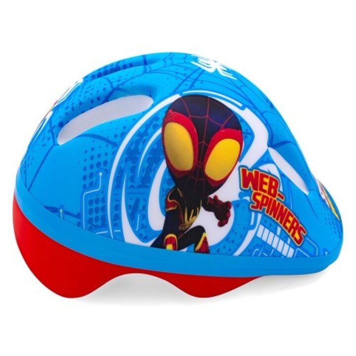Disney Kinder Fietshelm - Spidey - Blauw - 44-48 CM