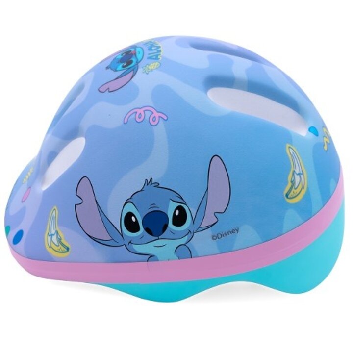 Disney Kinder Fietshelm - Stitch - Paars - 44-48 CM