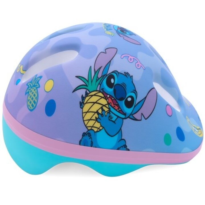 Disney Kinder Fietshelm - Stitch - Paars - 44-48 CM