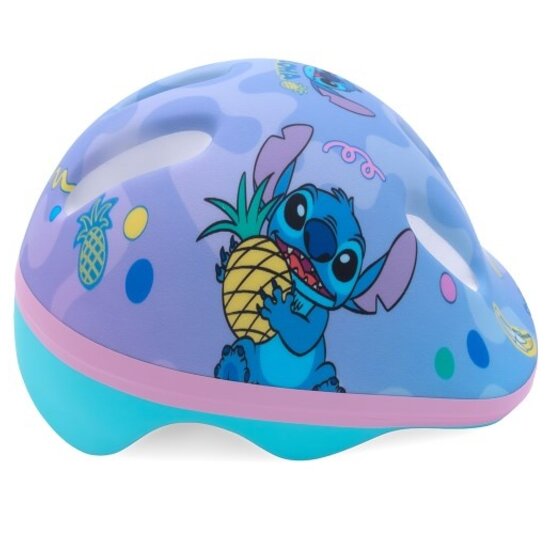 Disney Kinder Fietshelm - Stitch - Paars - 44-48 CM