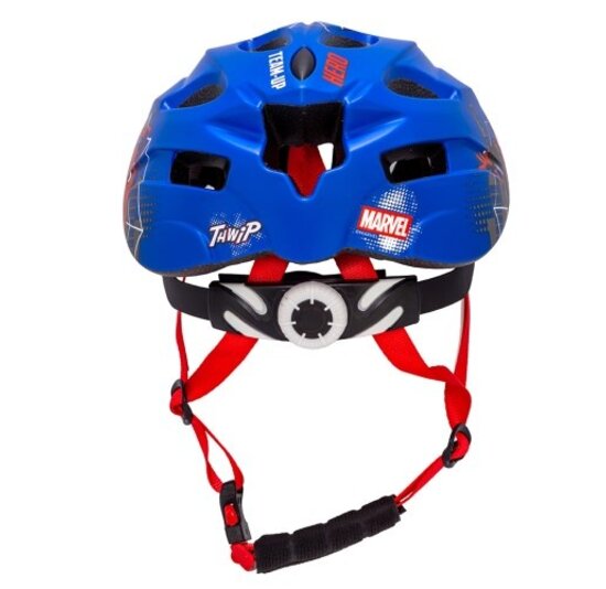 Disney Kinder Fietshelm In-Mold - Spider-Man - Donkerblauw