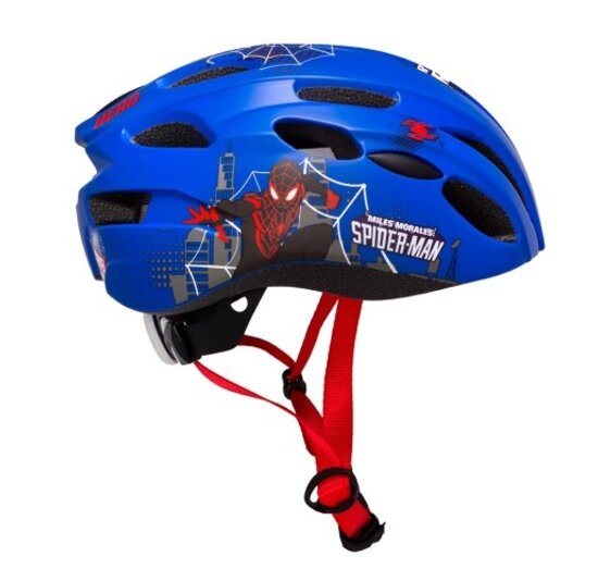 Disney Kinder Fietshelm In-Mold - Spider-Man - Donkerblauw