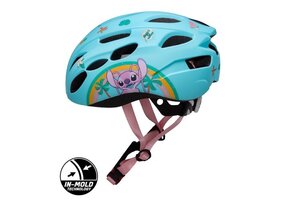 Disney Kinder Fietshelm In-Mold - Stitch - Lichtblauw