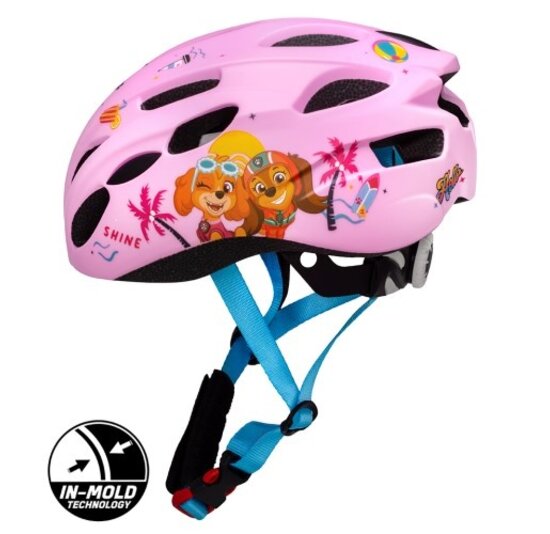Disney Kinder Fietshelm In-Mold - Paw Patrol - Roze