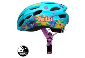 Disney Kinder Fietshelm In-Mold - Stitch - Blauw - 52-56 CM