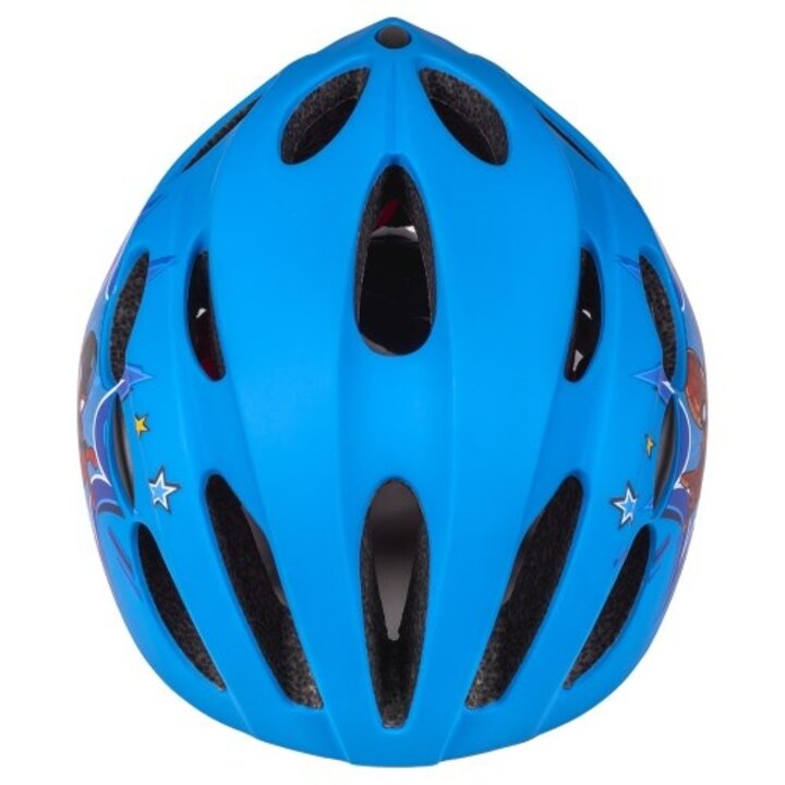 Disney Kinder Fietshelm In-Mold - Spider-Man - Blauw - 52-56 CM