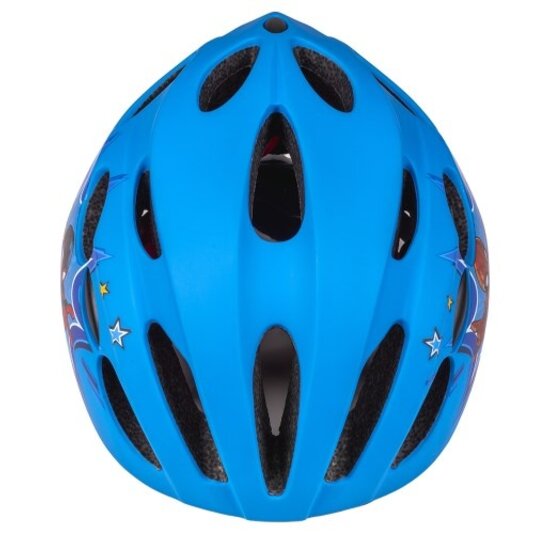 Disney Kinder Fietshelm In-Mold - Spider-Man - Blauw - 52-56 CM