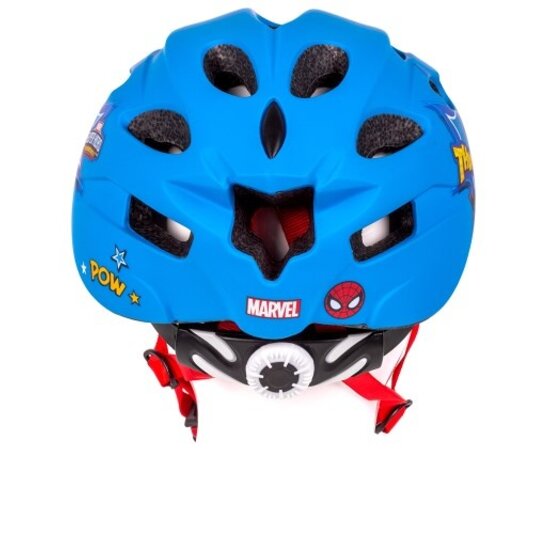 Disney Kinder Fietshelm In-Mold - Spider-Man - Blauw - 52-56 CM