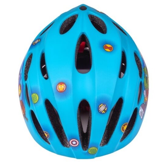 Disney Kinder Fietshelm In-Mold - Avengers - Blauw - 52-56 CM