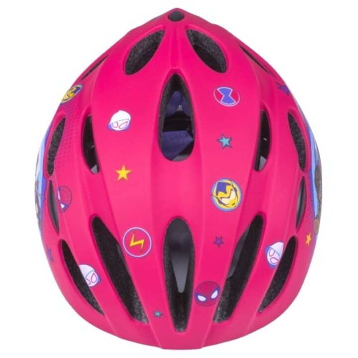 Disney Kinder Fietshelm In-Mold - Avengers - Roze - 52-56 CM