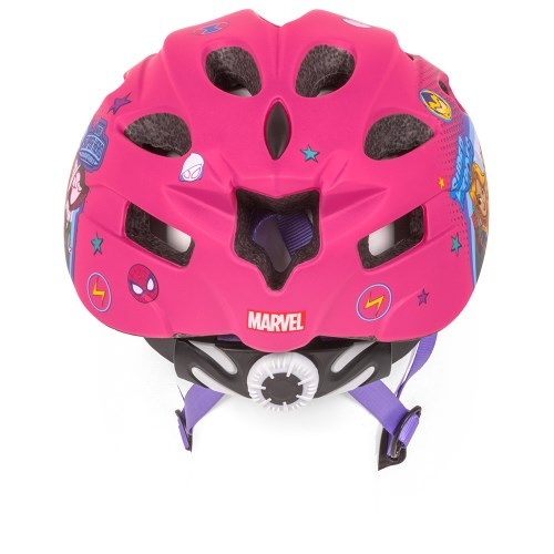 Disney Kinder Fietshelm In-Mold - Avengers - Roze - 52-56 CM