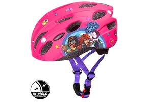 Disney Kinder Fietshelm In-Mold - Avengers - Roze - 52-56 CM