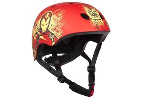 Disney Kinder Fietshelm Sport - Iron Man - Rood - 52-56 CM