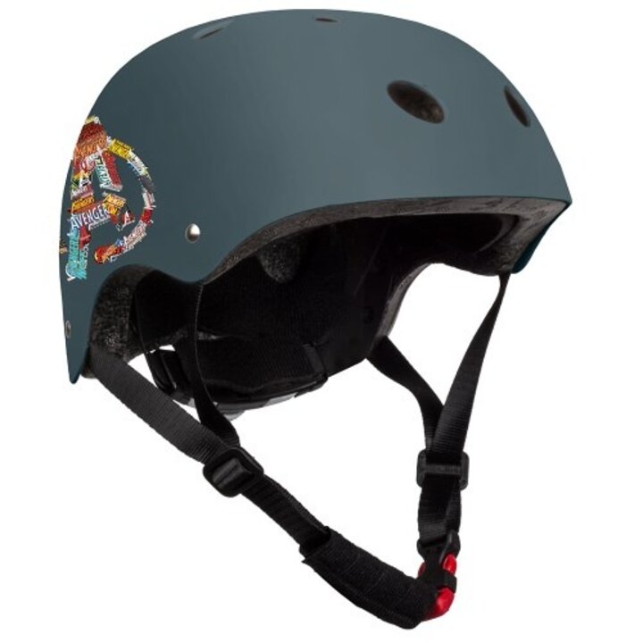 Disney Kinder Fietshelm Sport - Avengers - Donkergroen - 52-56 CM