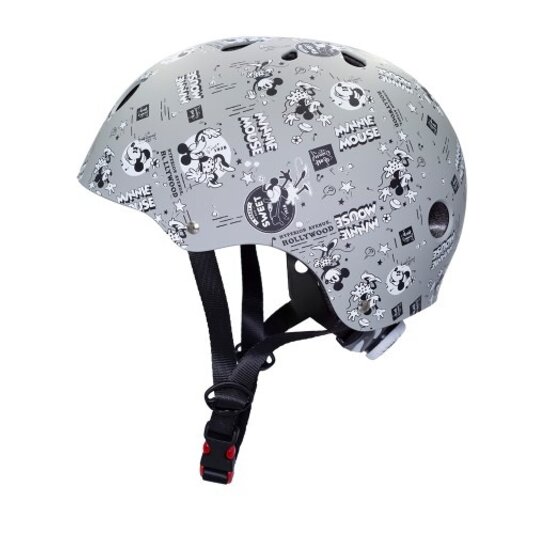 Disney Kinder Fietshelm Sport - Minnie - Grijs - 52-56 CM