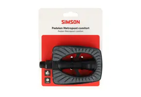 Simson Metropool Comfort Fietspedalen - Antislip