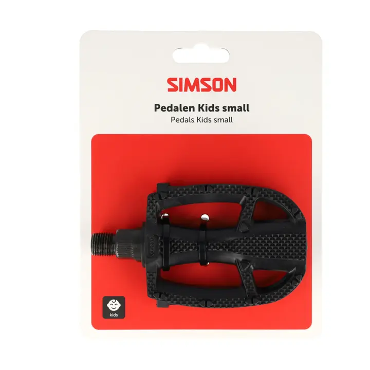Simson Kids Fietspedalen - Antislip - Zwart