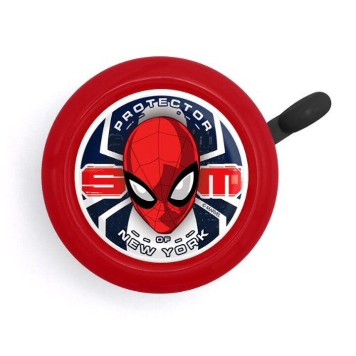 Disney Fietsbel Kinderen - Spiderman - Metaal - Rood