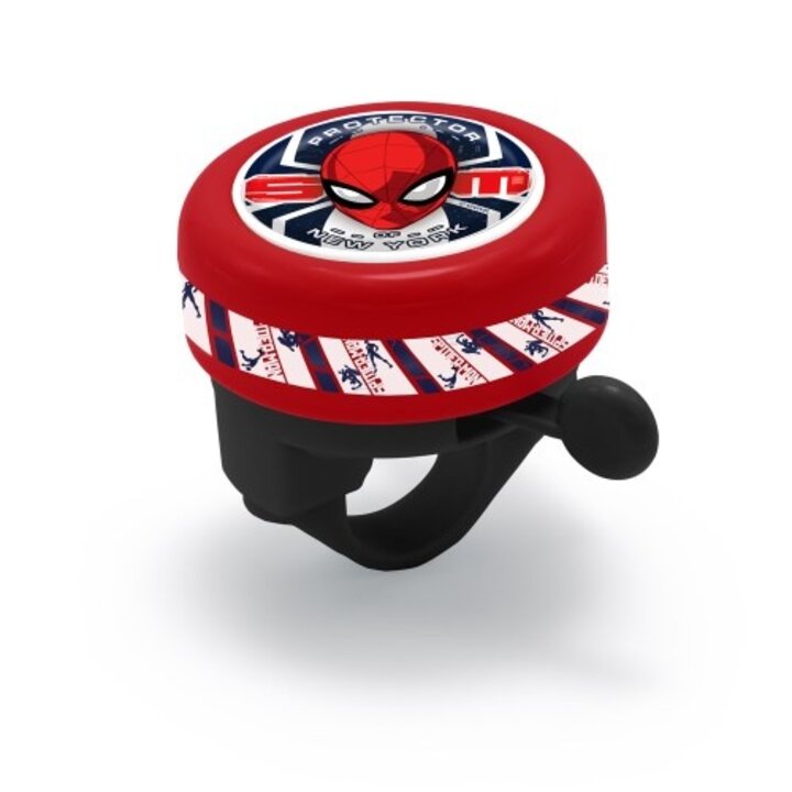 Disney Fietsbel Kinderen - Spiderman - Metaal - Rood