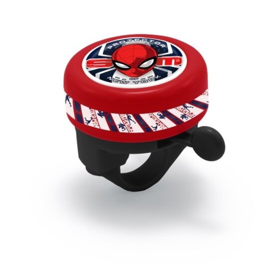 Disney Fietsbel Kinderen - Spiderman - Metaal - Rood